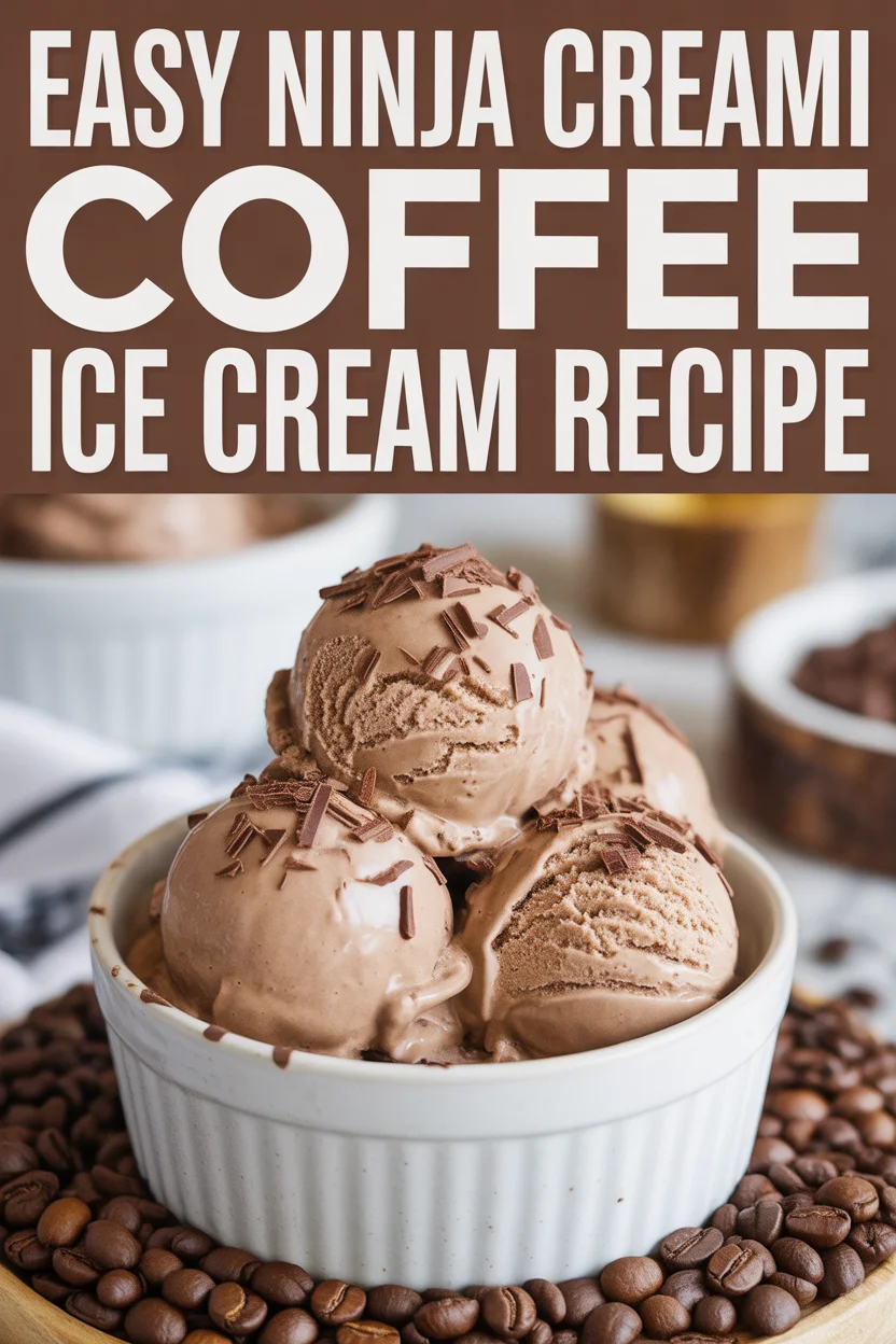 Easy Ninja Creami Coffee Ice Cream Recipe