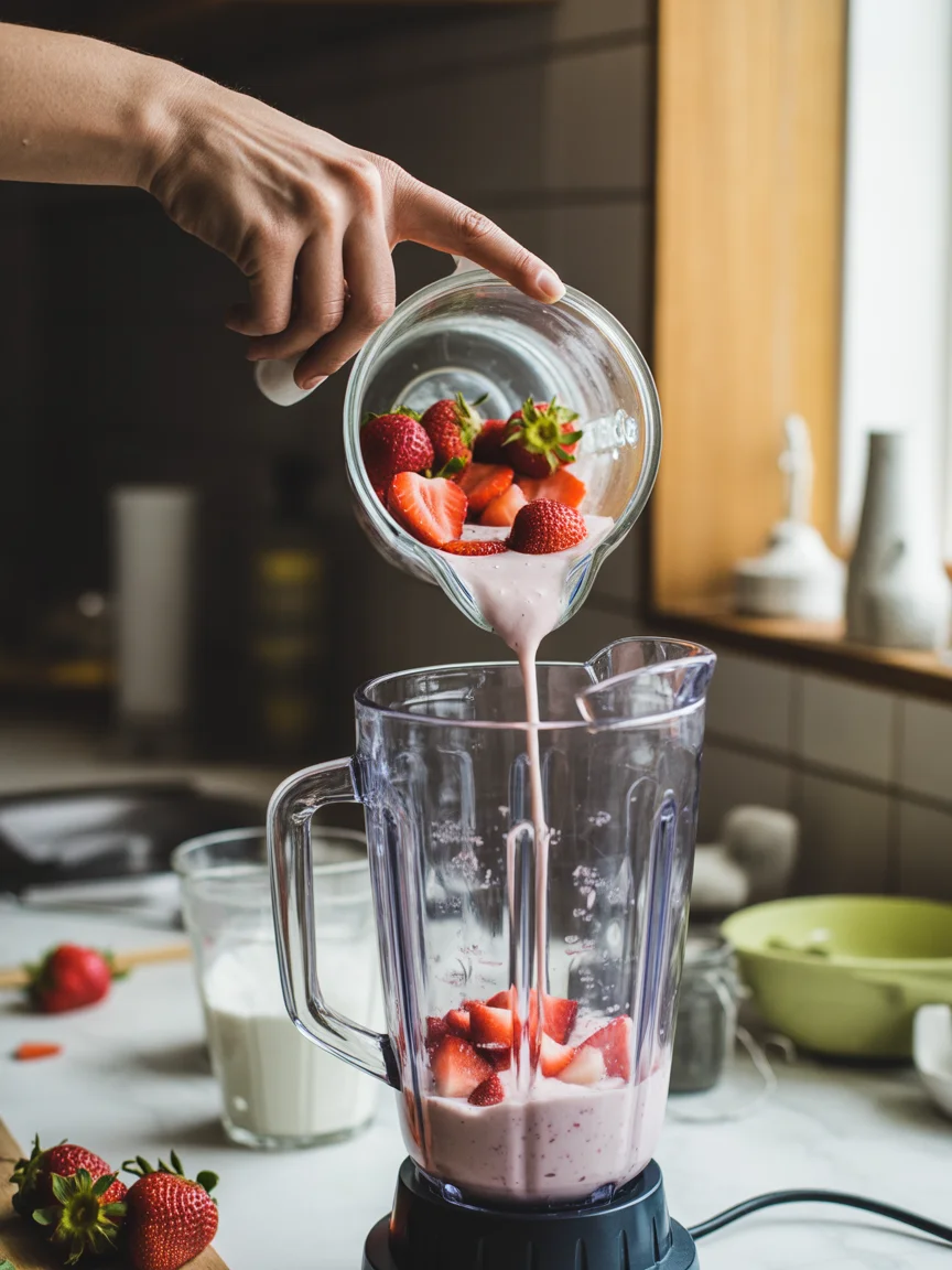 5 Simple Steps to Make a Delicious Ninja Creami Strawberry Milkshake