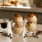 coffee ice cream in a ninja ice cream maker