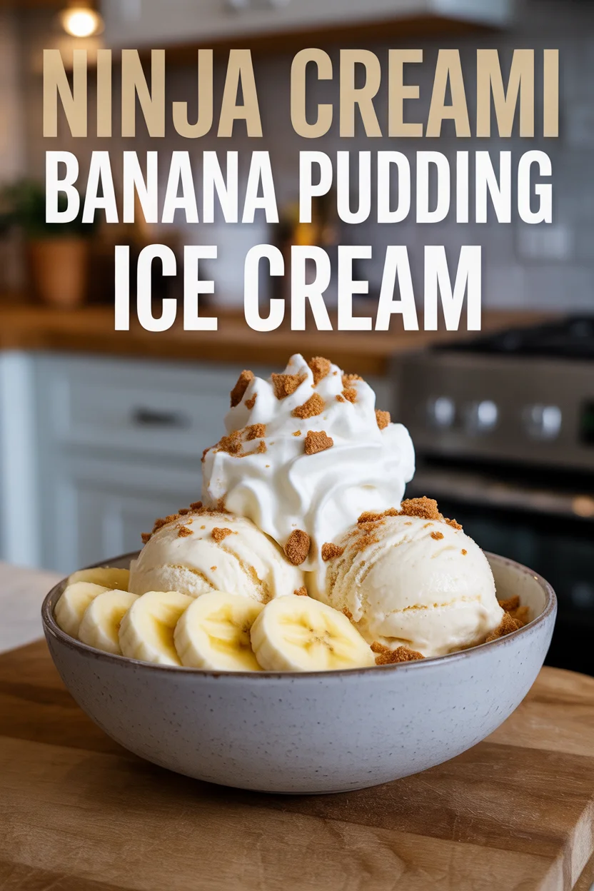 ninja creami banana pudding ice cream