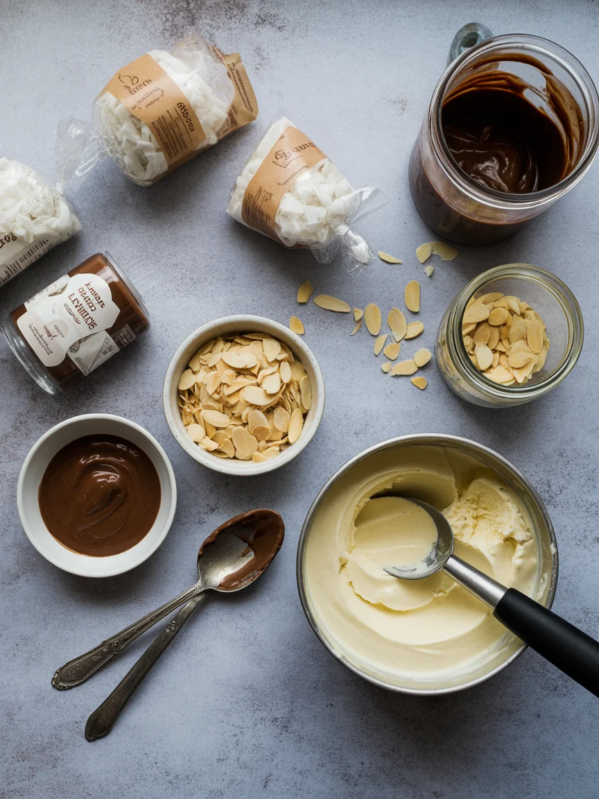 Ninja Creami Almond Joy Ice Cream