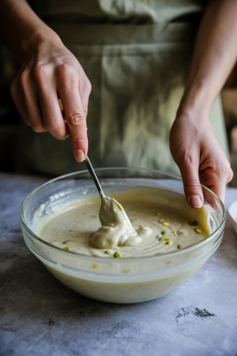 Refreshing High-Protein Pistachio ice cream
