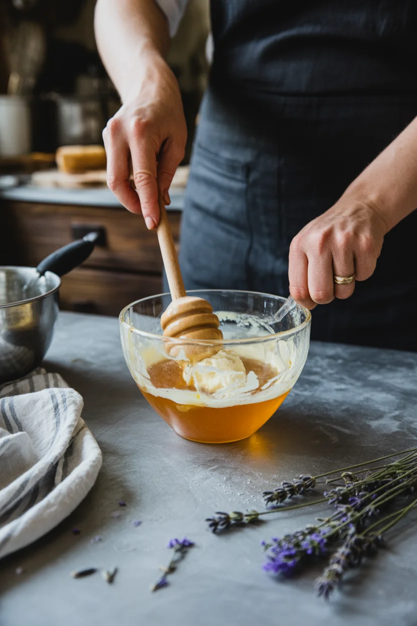 Honey Lavender Ice Cream