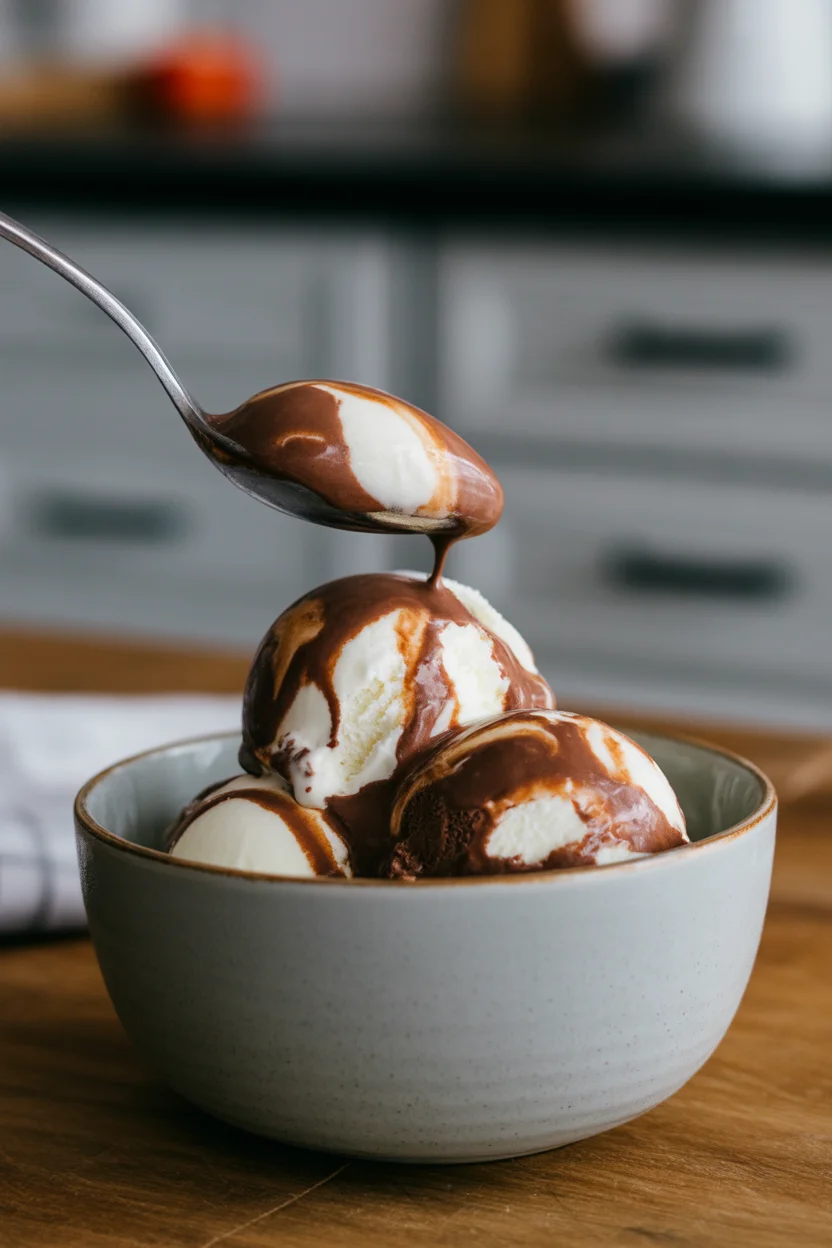 Homemade Moose Tracks Ice Cream