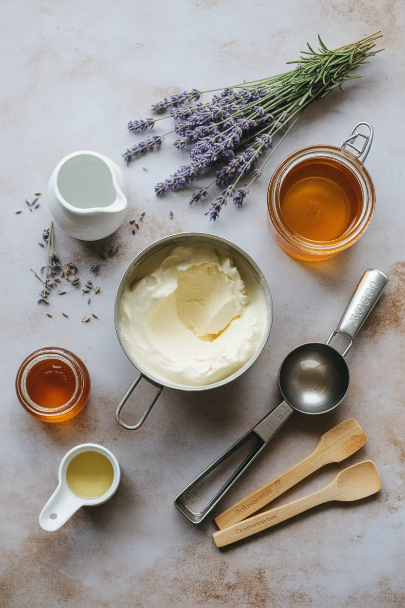 Honey Lavender Ice Cream