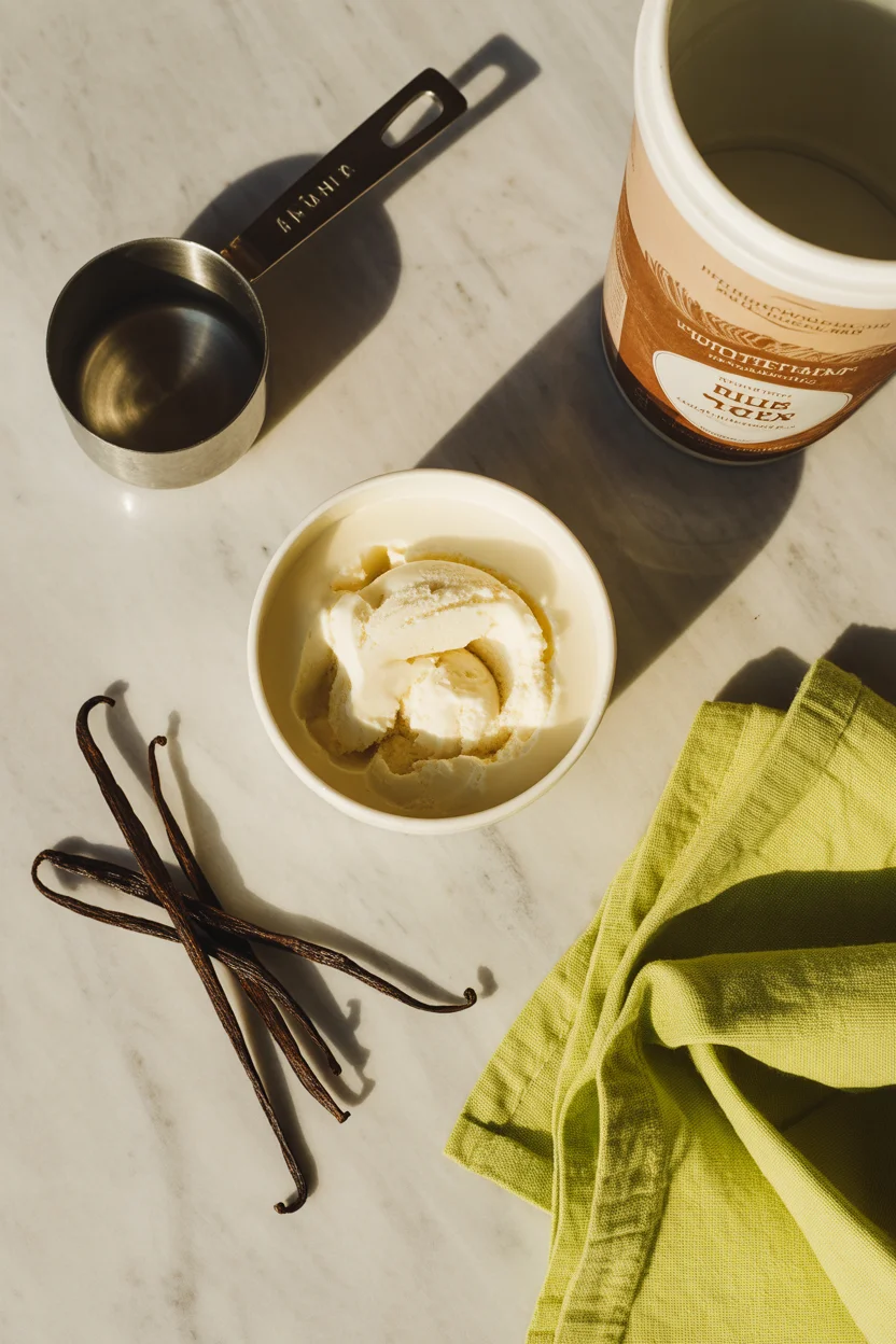 ninja creami vanilla gelato ice cream