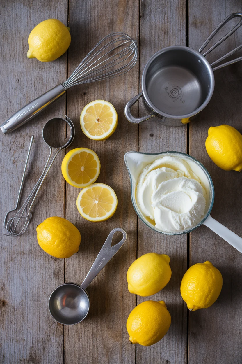 Lemon ice Cream