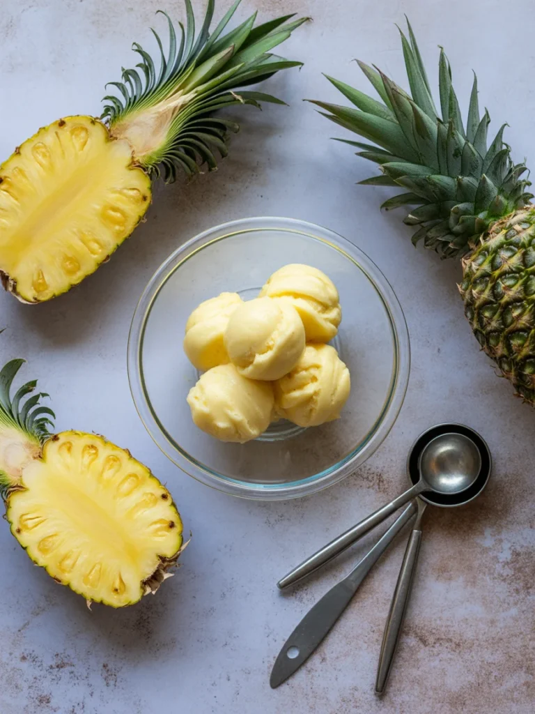 Ninja Creami Pineapple Sorbet
