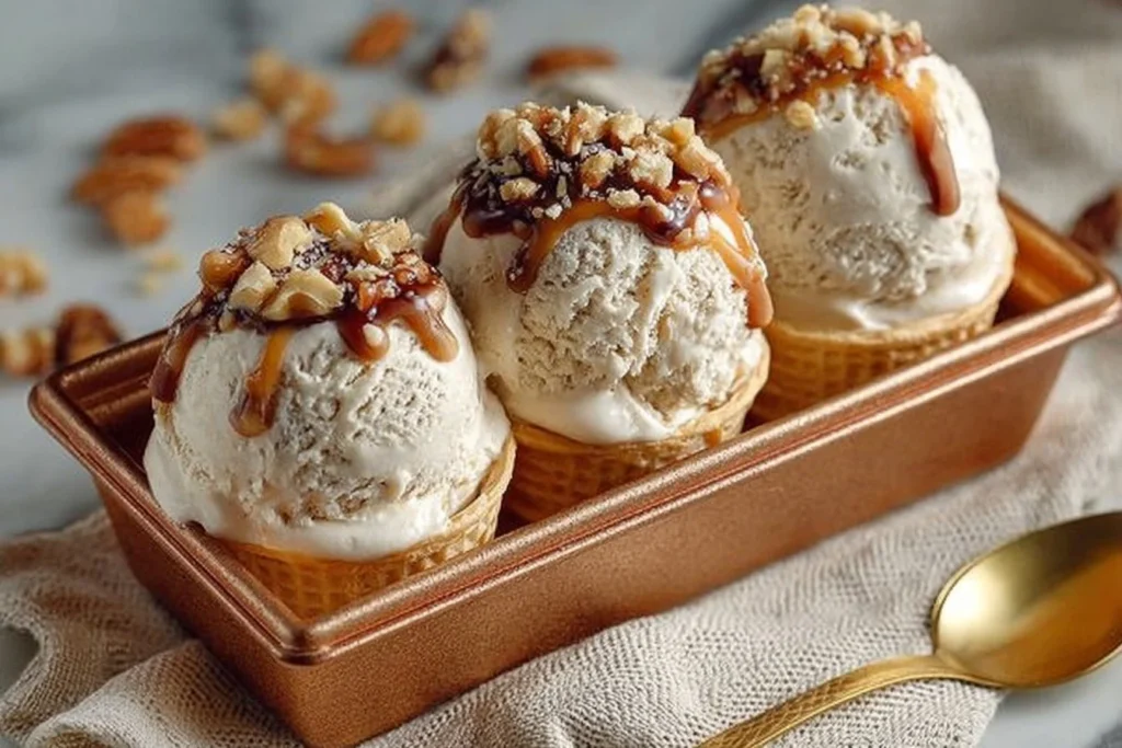 Delicious ice cream cone cupcakes topped with icing and sprinkles