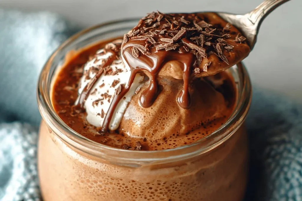 Delicious dairy-free chocolate delight dessert on a plate