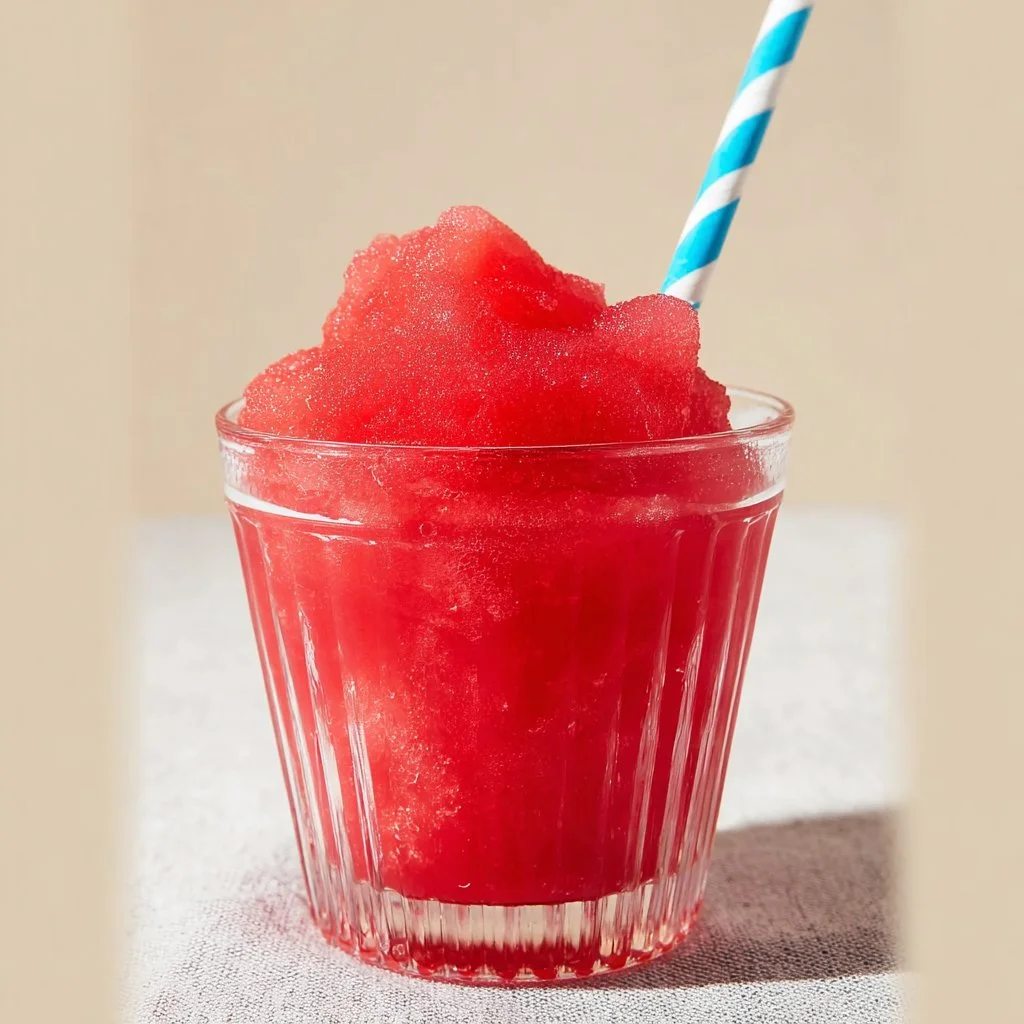 Ninja Slushi Fruit Punch Slush in a colorful cup, perfect for summer refreshments.