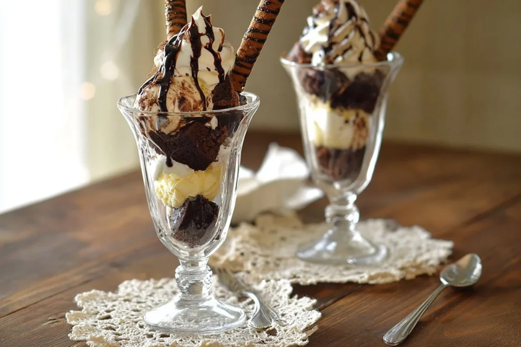 Cocoa Pancake Ice Parfait