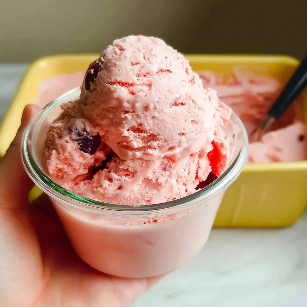 Ninja Creami Cherry Ice Cream