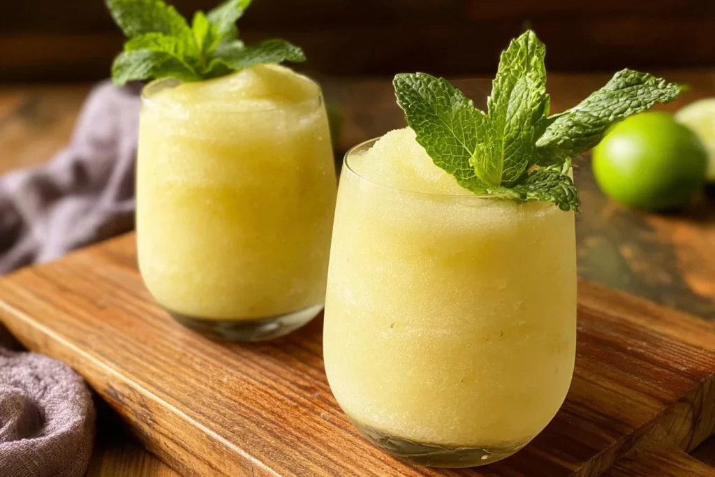 Mojito Ninja Slushi - a refreshing and vibrant cocktail slushi