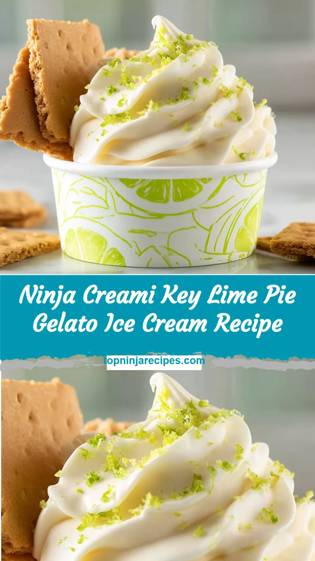 Ninja Creami Key Lime Pie Gelato Ice Cream Recipe