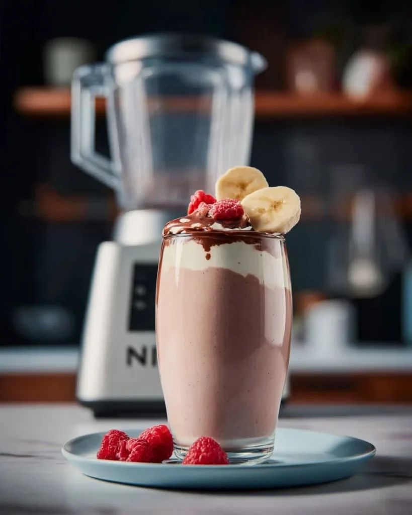 Delicious milkshake made without ice cream using a Ninja Creami.