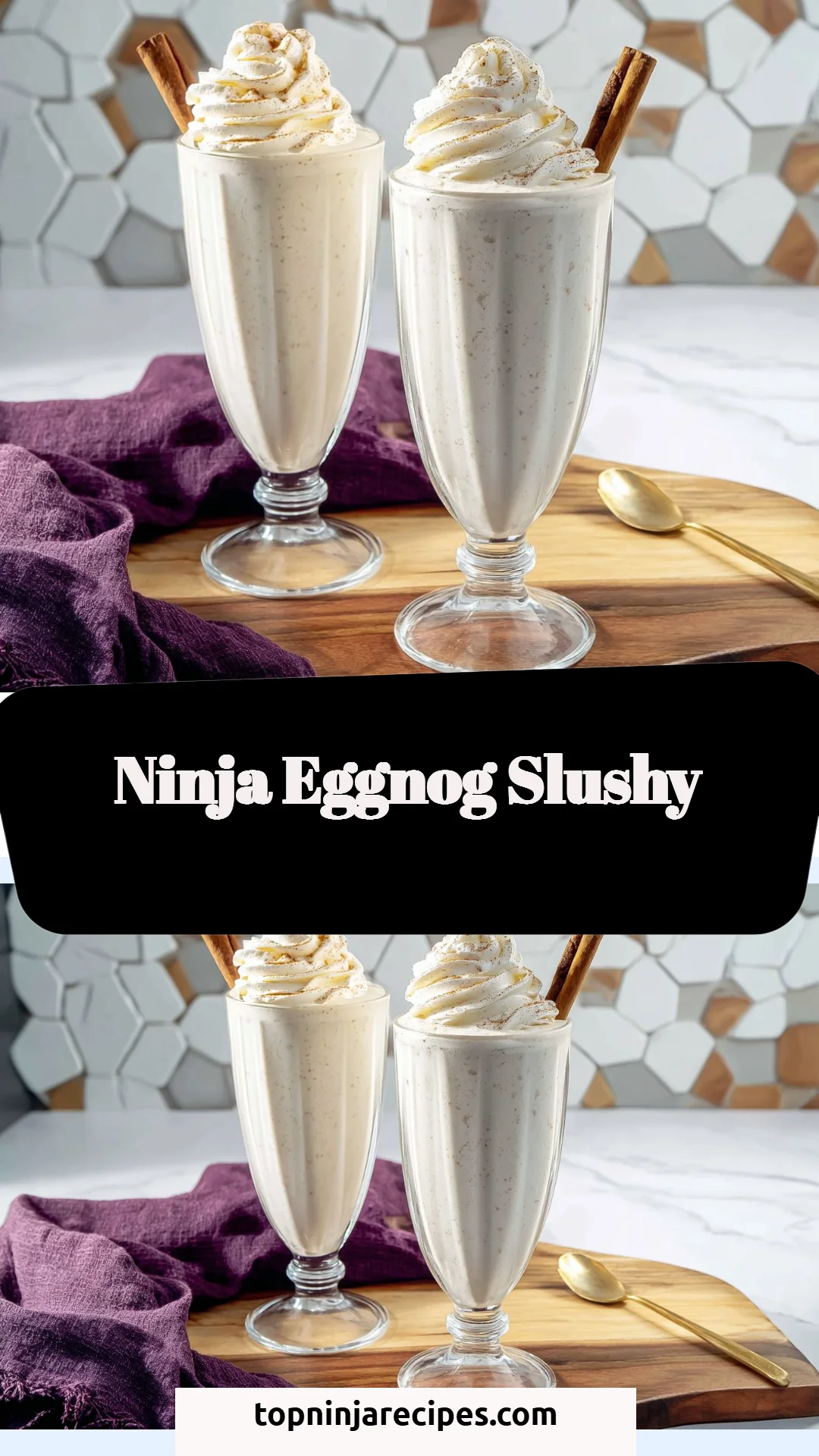 Ninja Eggnog Slushy