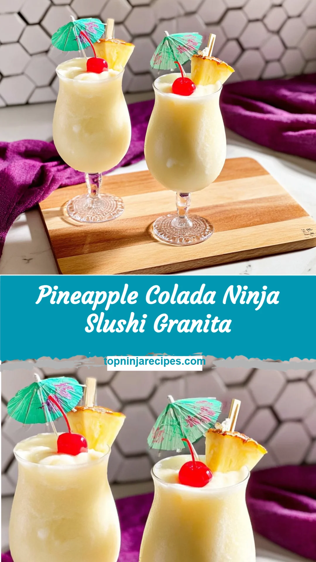 Pineapple Colada Ninja Slushi Granita