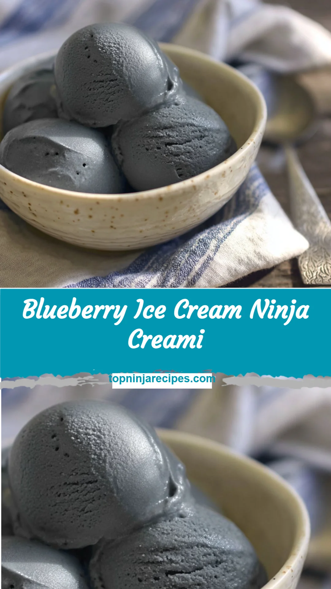Blueberry Ice Cream Ninja Creami