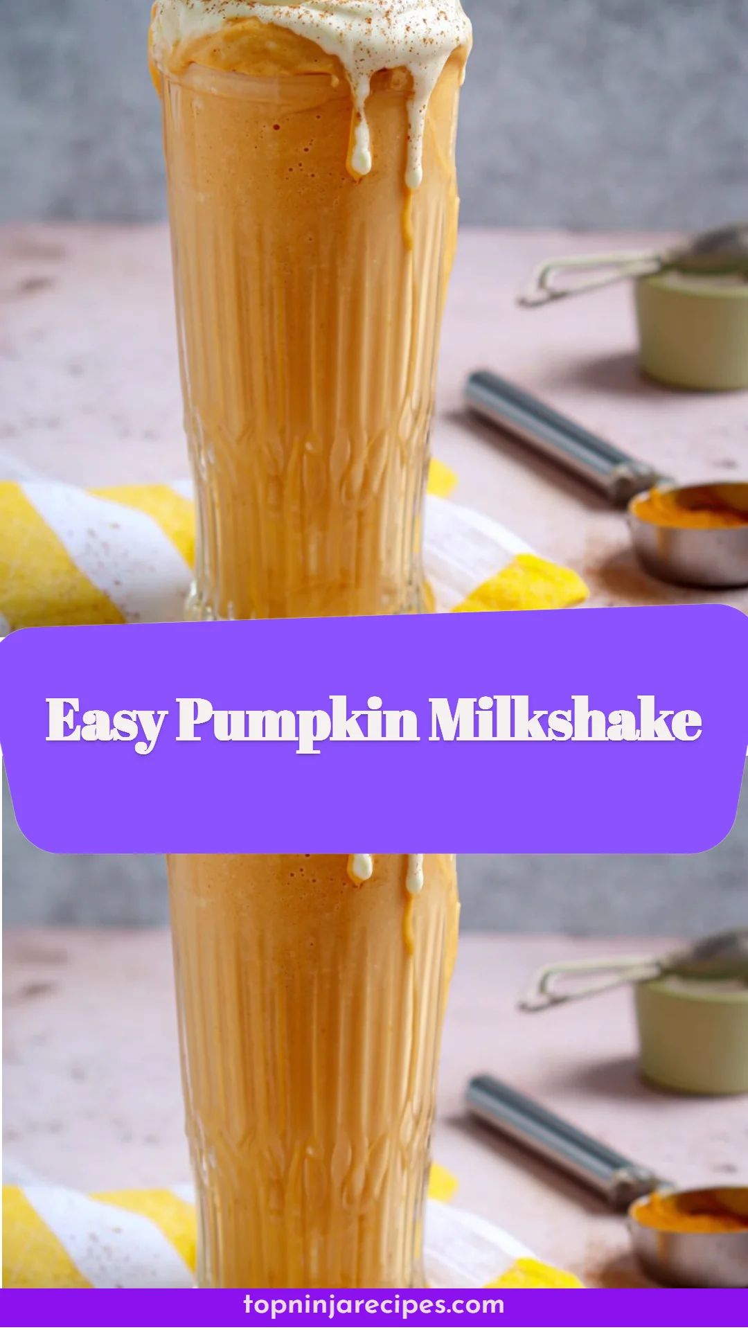 Easy Pumpkin Milkshake