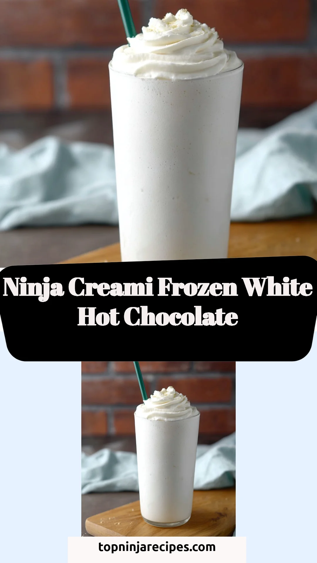 Ninja Creami Frozen White Hot Chocolate