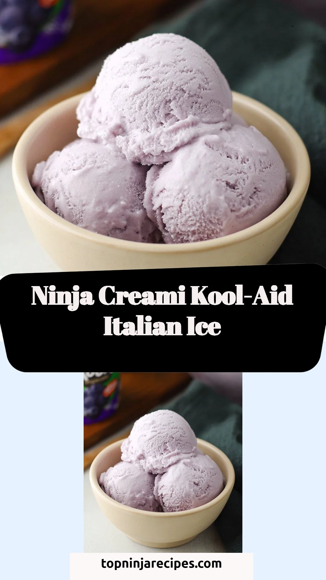 Ninja Creami Kool-Aid Italian Ice