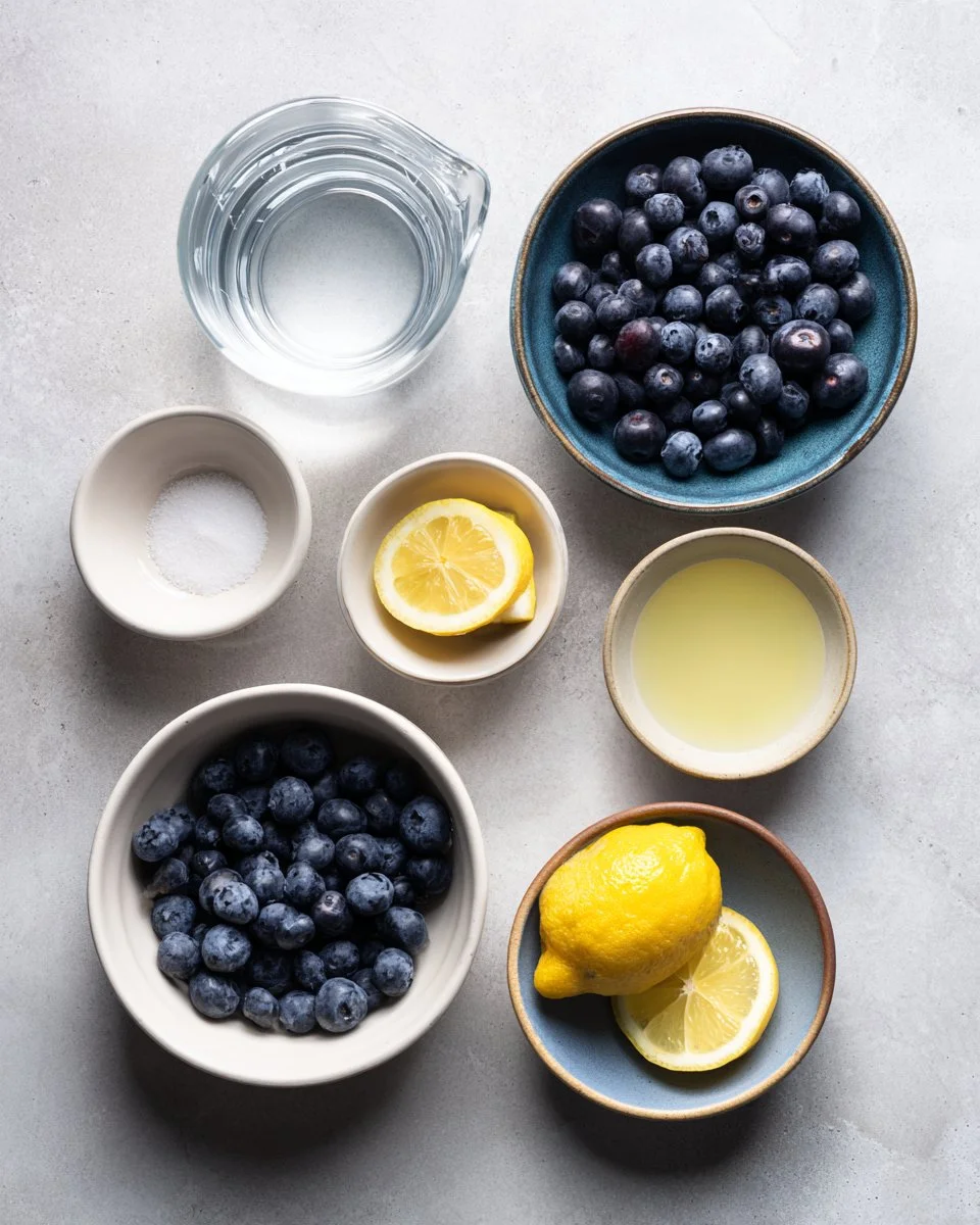 Blueberry Lemon Soda