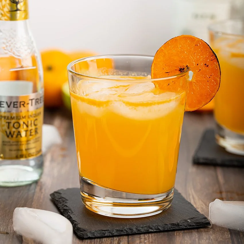 Burnt Mandarin Oranges Gin and Tonic