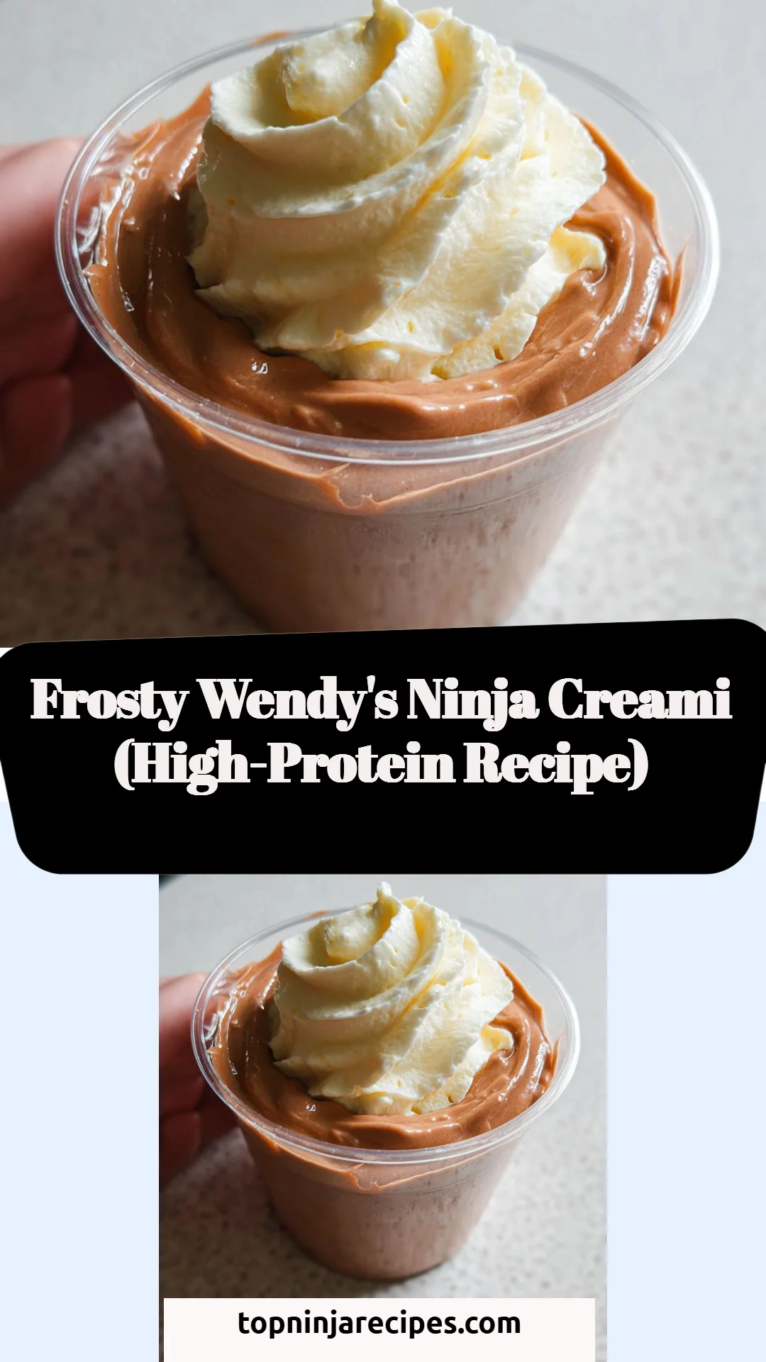 Frosty Wendy's Ninja Creami (High-Protein Recipe)