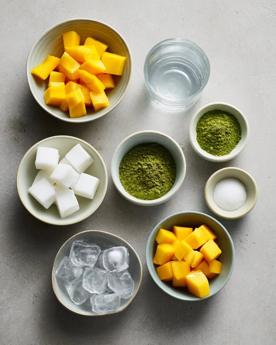 Iced Mango Matcha
