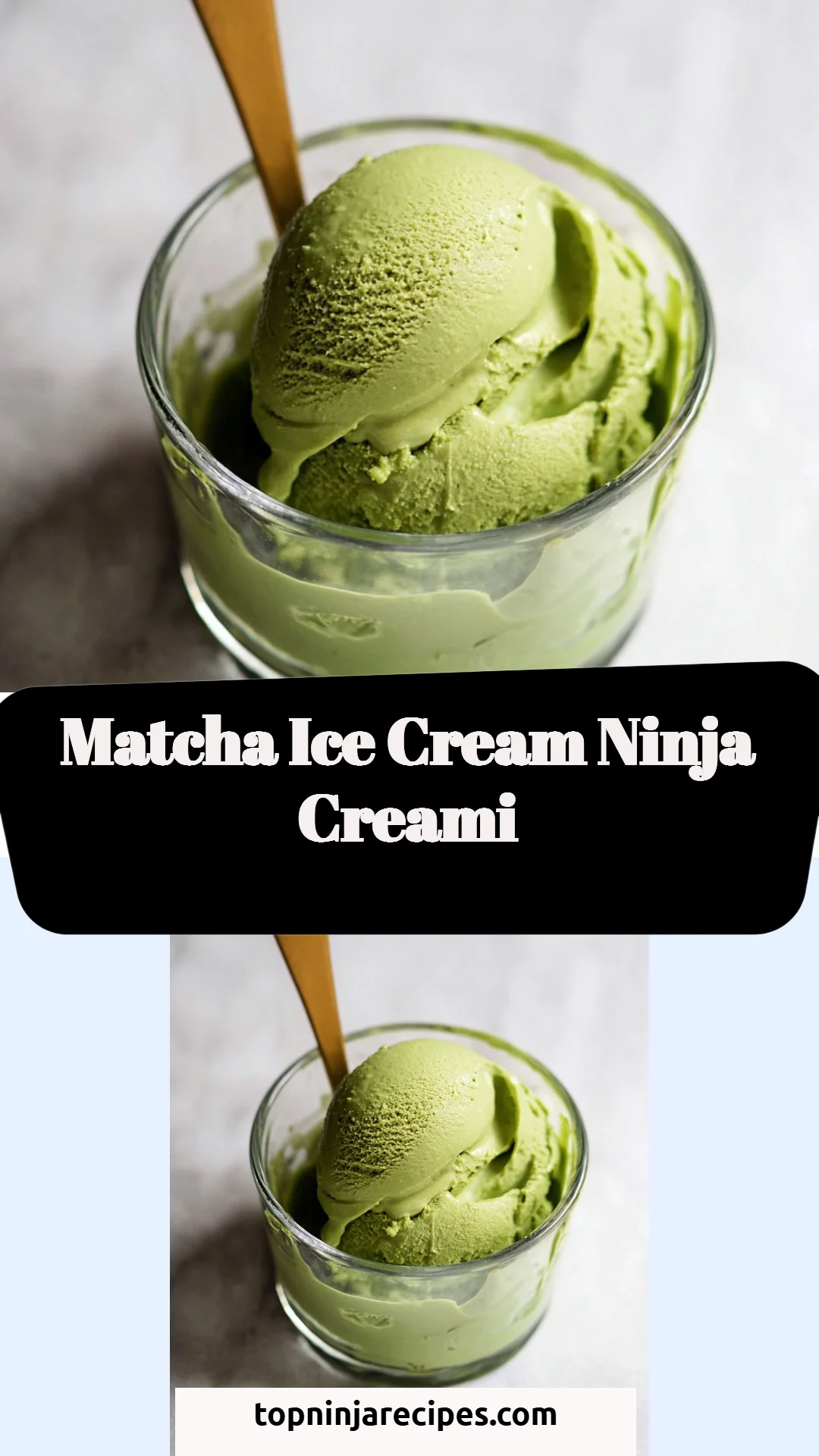 Matcha Ice Cream Ninja Creami
