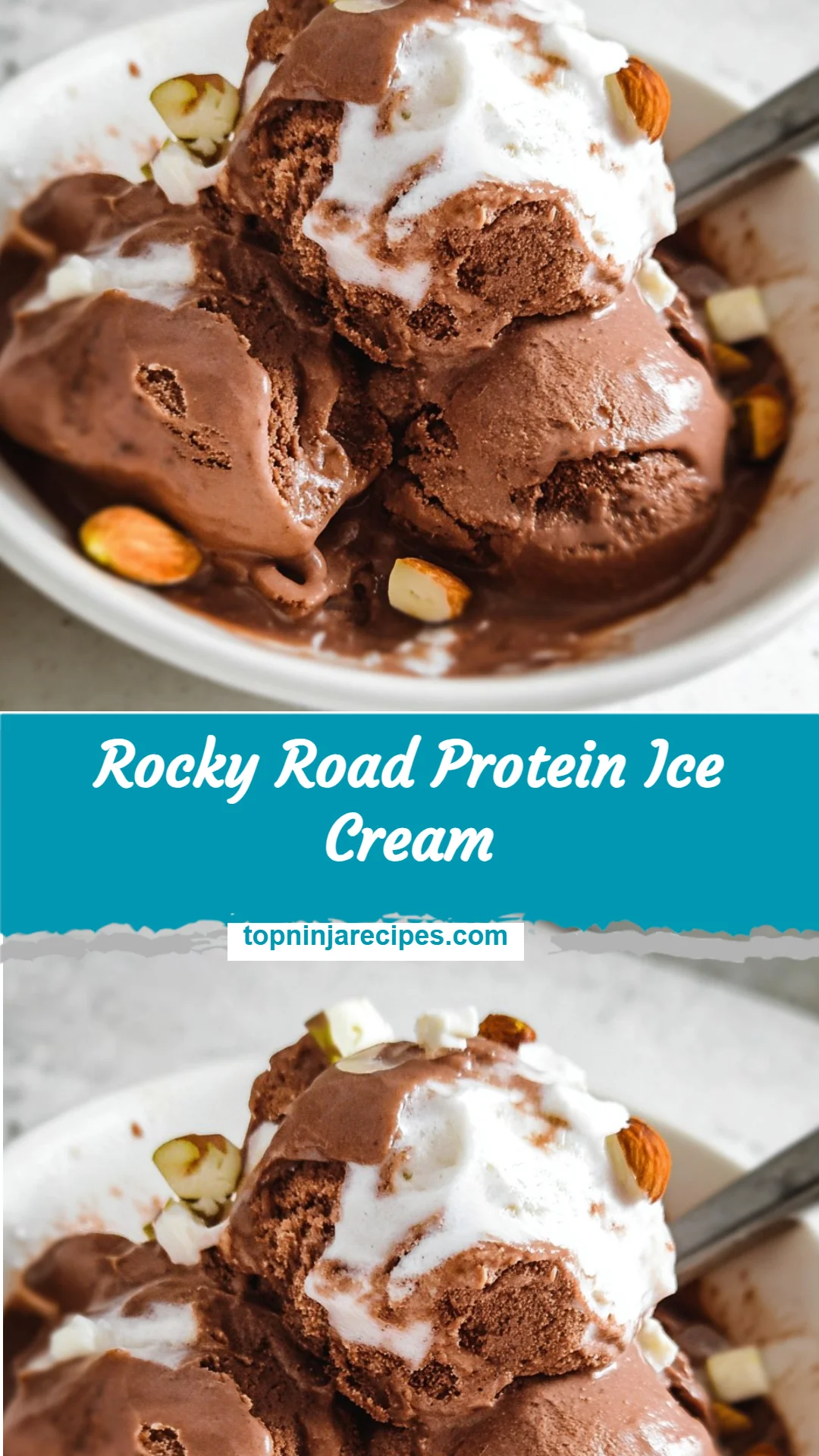 Rocky Road Protein Ice Cream