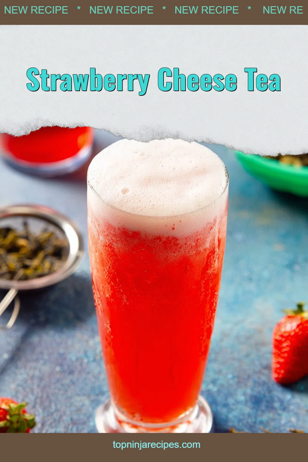 Strawberry Cheese Tea