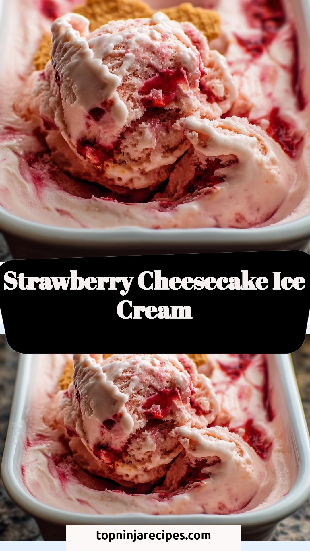 Strawberry Cheesecake Ice Cream