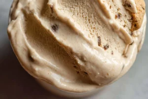 Vegan healthy peanut butter and cookie ice cream from Early Brawd.
